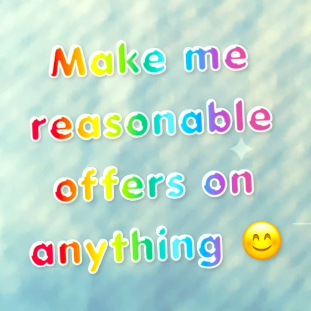 Make me offers! Cleaning my closets! Must go!